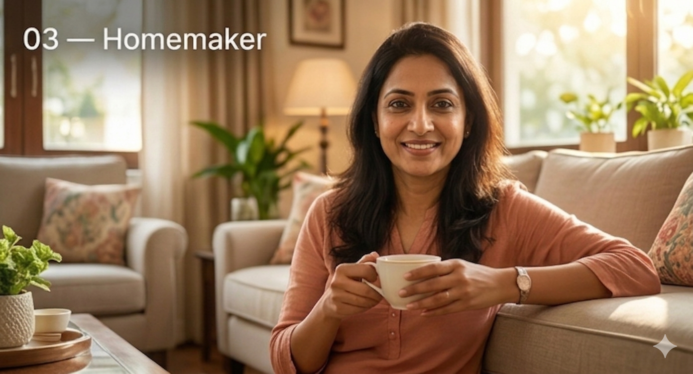 Homemaker at home
