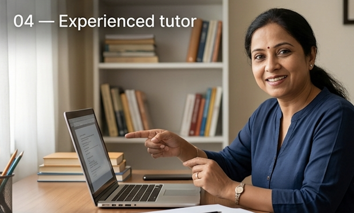 Experienced teacher in classroom